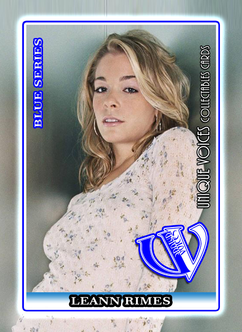 LeAnn Rimes Blue Card